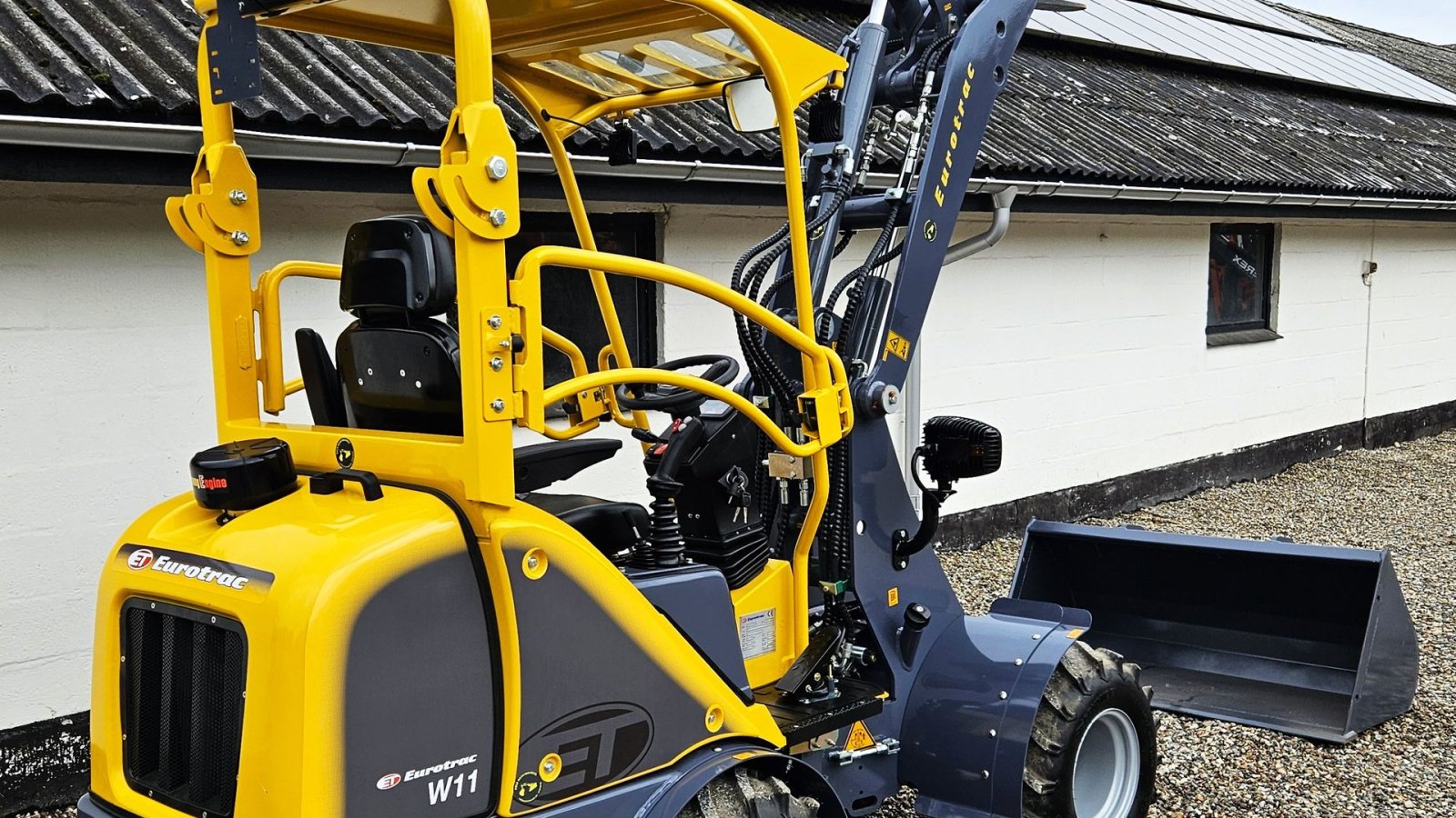 Kompaktlader типа Eurotrac W11 / fabriksny / skovl & gafler / Kubota motor, Gebrauchtmaschine в Arden (Фотография 10)