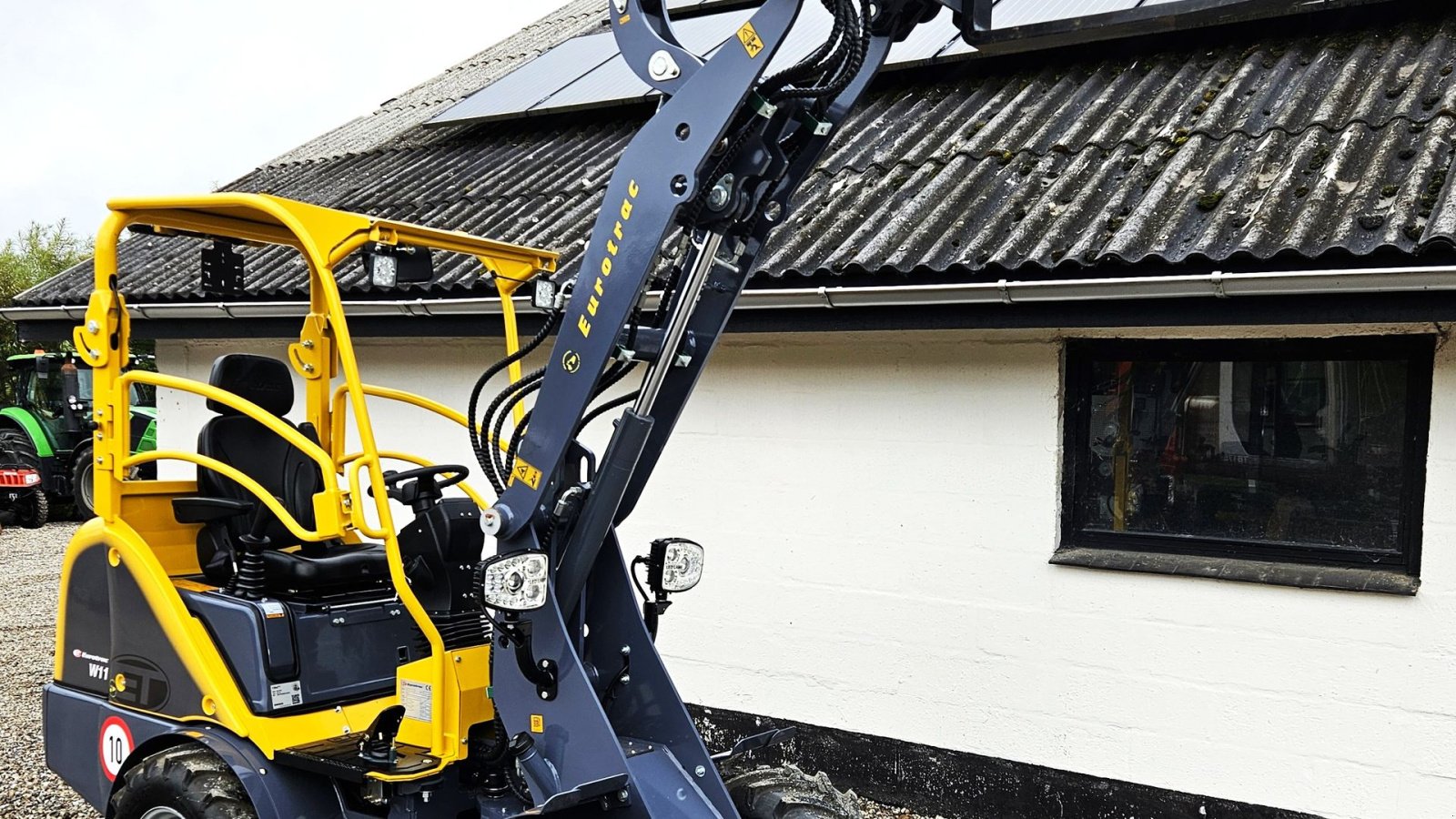 Kompaktlader типа Eurotrac W11 / fabriksny / skovl & gafler / Kubota motor, Gebrauchtmaschine в Arden (Фотография 9)