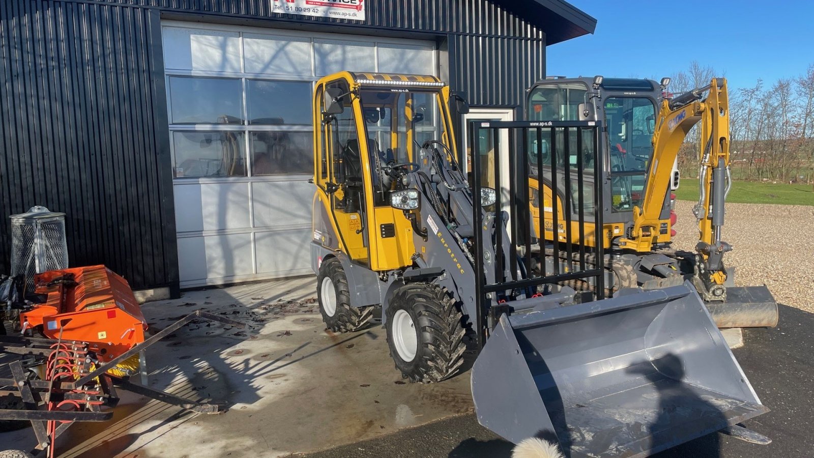 Kompaktlader Türe ait Eurotrac W11 med førerhus, Gebrauchtmaschine içinde Gedved (resim 1)