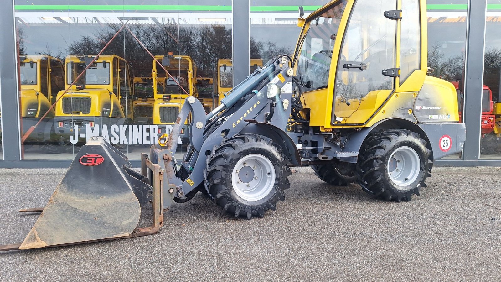 Kompaktlader типа Eurotrac W12-F med kabine, Gebrauchtmaschine в Rødekro (Фотография 10)