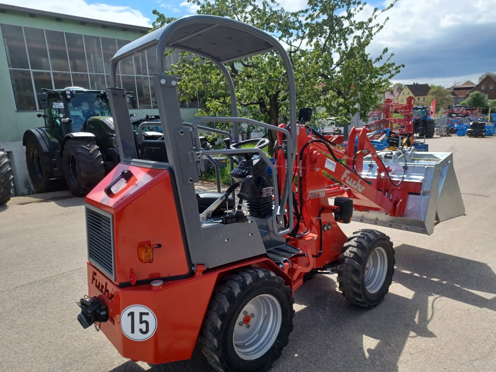 Kompaktlader Türe ait Fuchs F 853 H, Neumaschine içinde Uffenheim (resim 3)