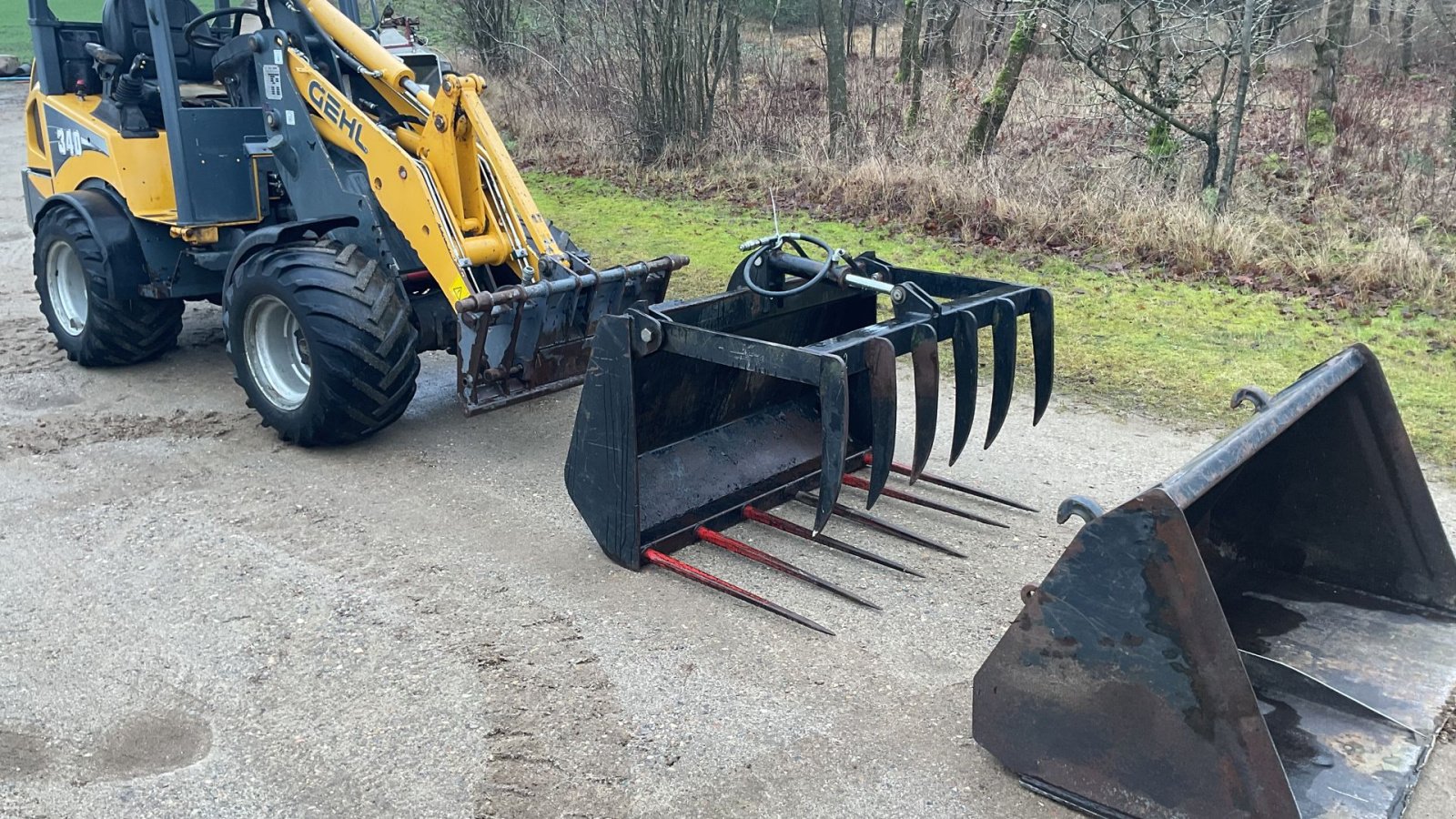 Kompaktlader van het type Gehl AL 340, Gebrauchtmaschine in Bording (Foto 3)