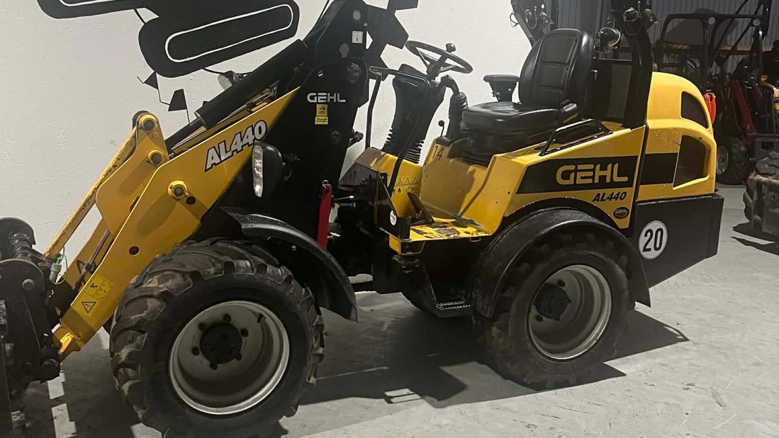 Kompaktlader van het type Gehl AL440, Gebrauchtmaschine in Føvling (Foto 1)