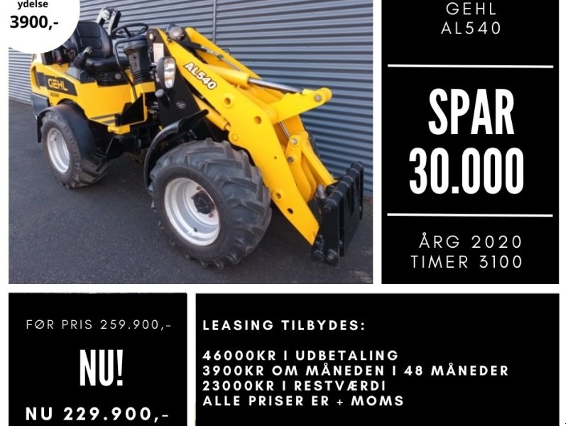 Kompaktlader του τύπου Gehl al540, Gebrauchtmaschine σε Fårevejle (Φωτογραφία 1)