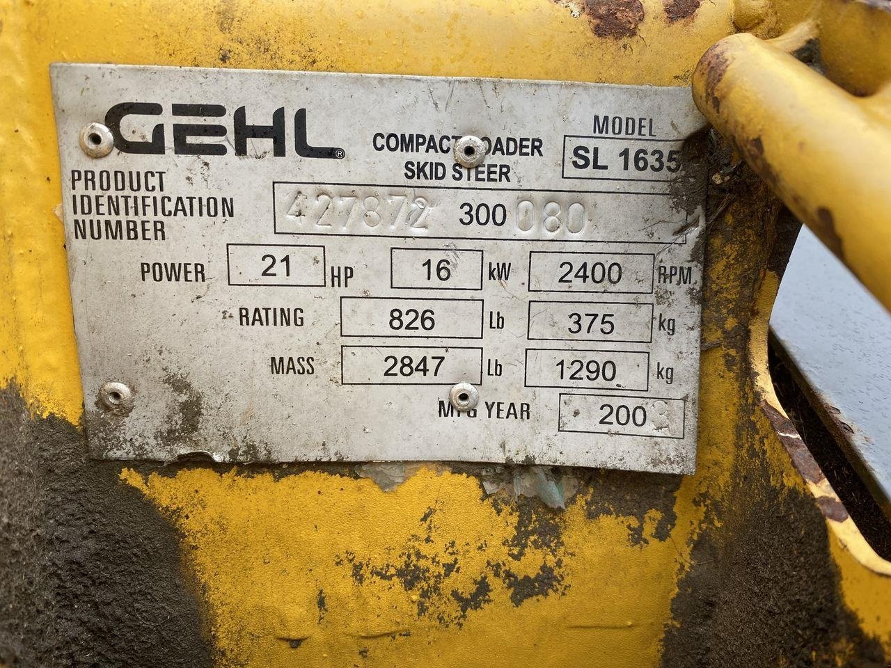 Kompaktlader typu Gehl SL1650, Gebrauchtmaschine v Skive (Obrázek 12)