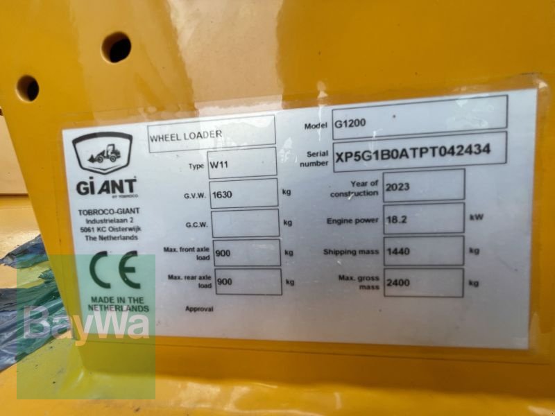 Kompaktlader typu GiANT G1200, Neumaschine v Murnau (Obrázok 8)