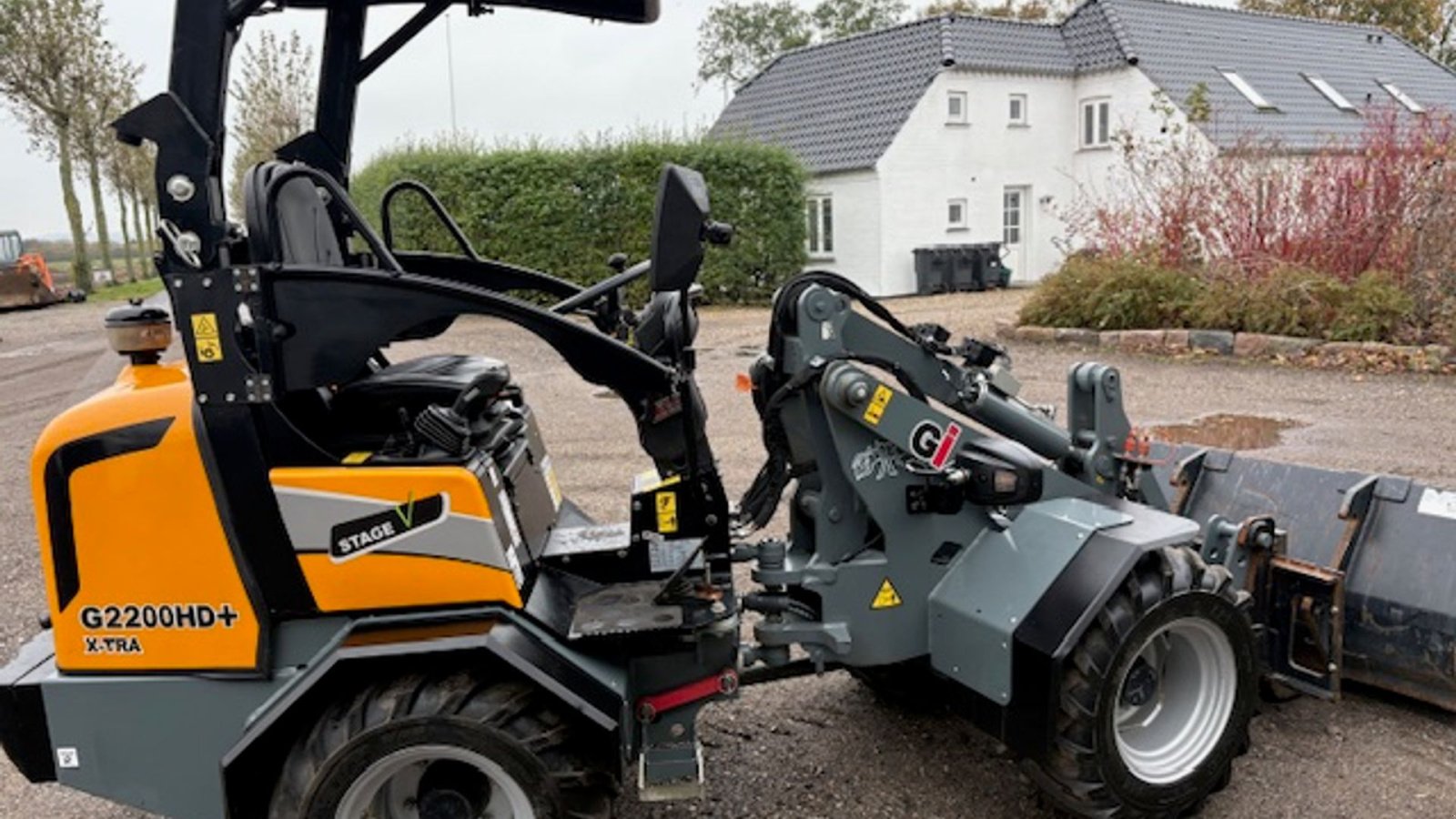 Kompaktlader van het type GiANT G2200E X-tra 3. FUNKTION, HYDRAULISK SKIFT, VEJLYS,SKOVL, GAFLER, Gebrauchtmaschine in Dronninglund (Foto 8)