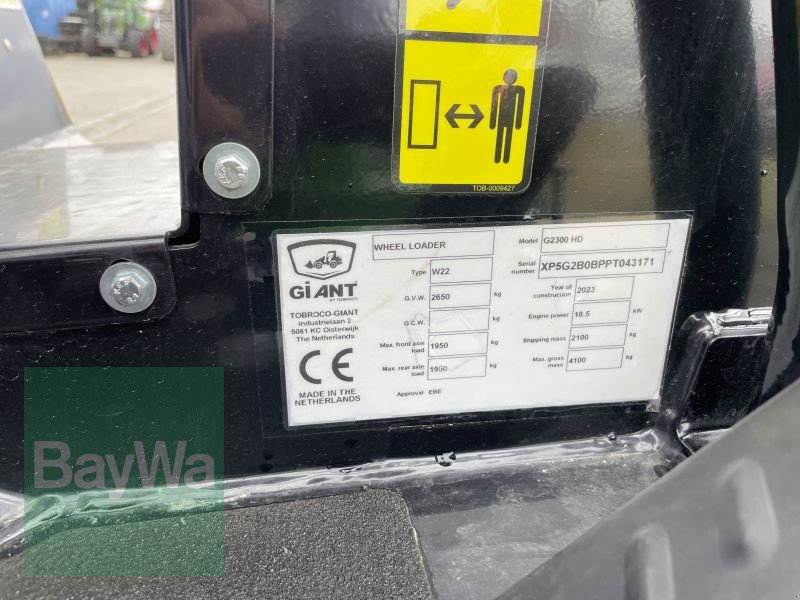 Kompaktlader del tipo GiANT G2300 HD GIANT HOFLADER, Vorführmaschine In Babenhausen (Immagine 7)