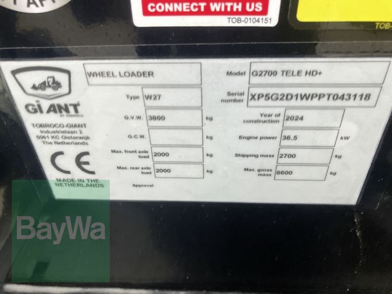 Kompaktlader del tipo GiANT G2700 TELE HD+, Gebrauchtmaschine en Bamberg (Imagen 13)