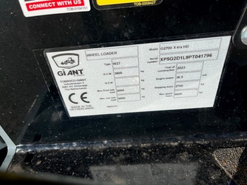 Kompaktlader des Typs GiANT G2700X-tra HD, Gebrauchtmaschine in Tilst (Bild 4)