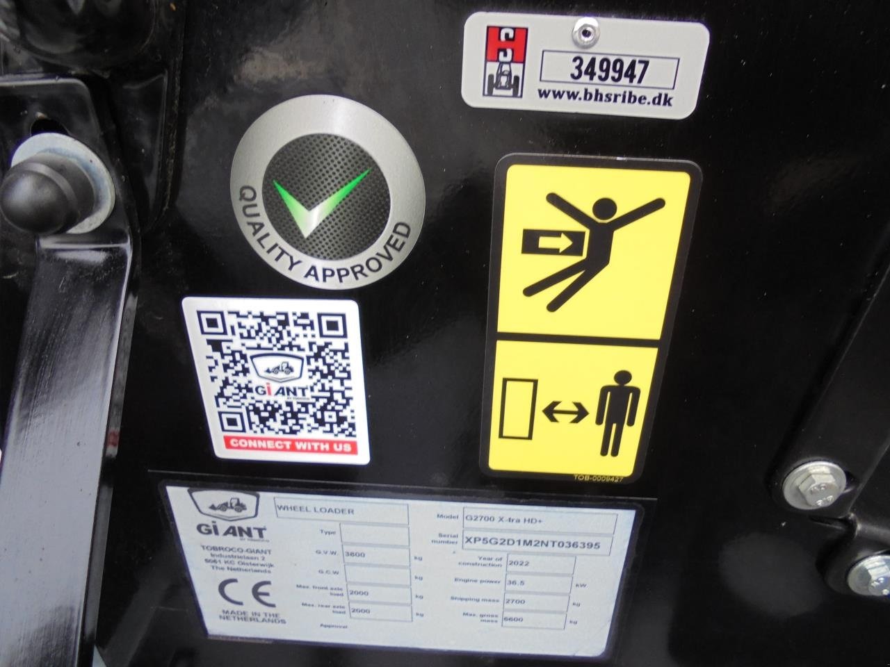 Kompaktlader of the type GiANT G2700XHDP, Gebrauchtmaschine in Ribe (Picture 19)