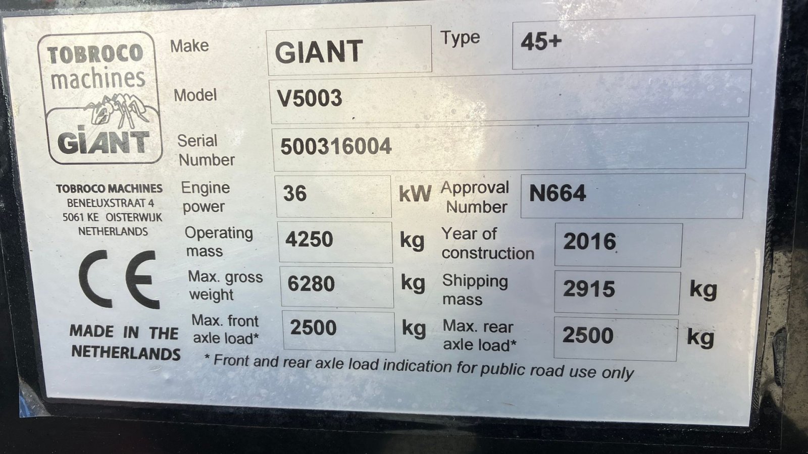 Kompaktlader des Typs GiANT V5003, Gebrauchtmaschine in Spøttrup (Bild 11)