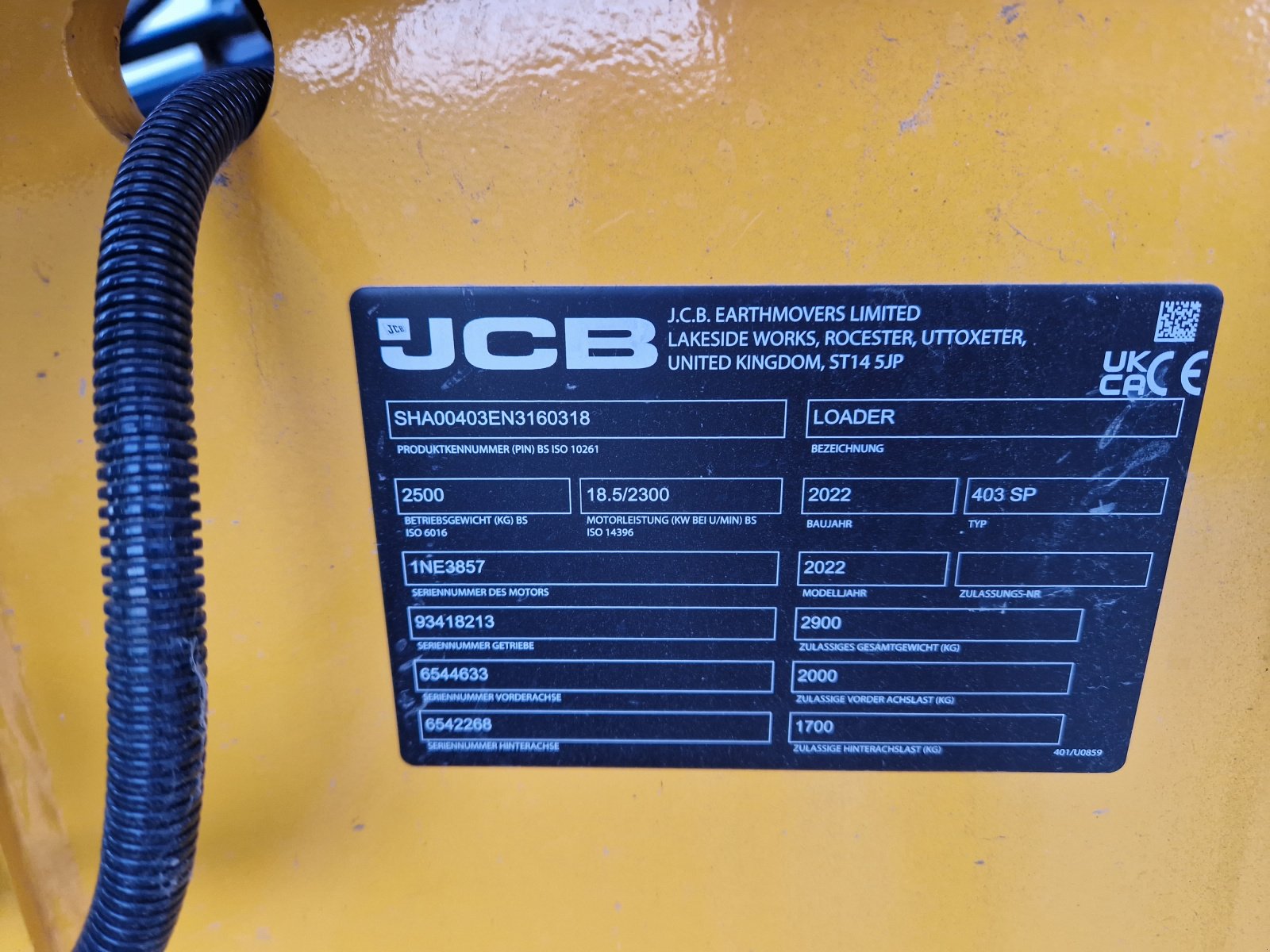 Kompaktlader des Typs JCB 403 Hoflader Radlader, Gebrauchtmaschine in Palling (Bild 16)