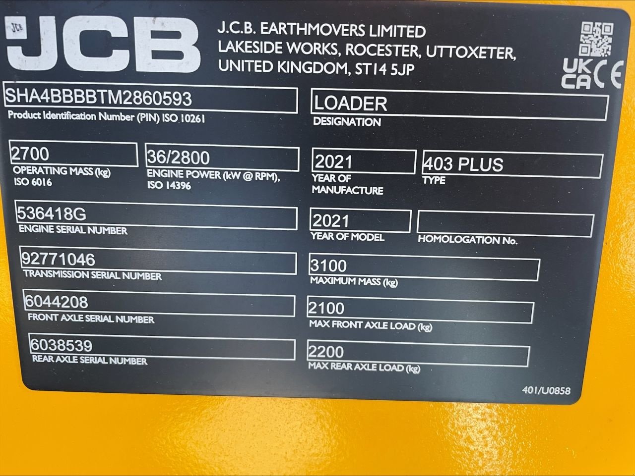 Kompaktlader a típus JCB 403 PLUS, Gebrauchtmaschine ekkor: Barneveld (Kép 9)