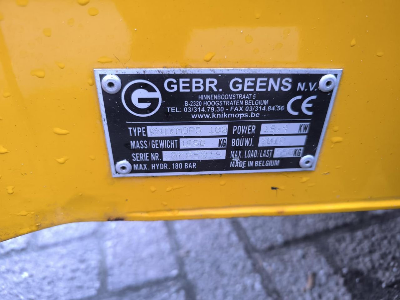 Kompaktlader typu Knikmops 100, Gebrauchtmaschine w Hardegarijp (Zdjęcie 10)