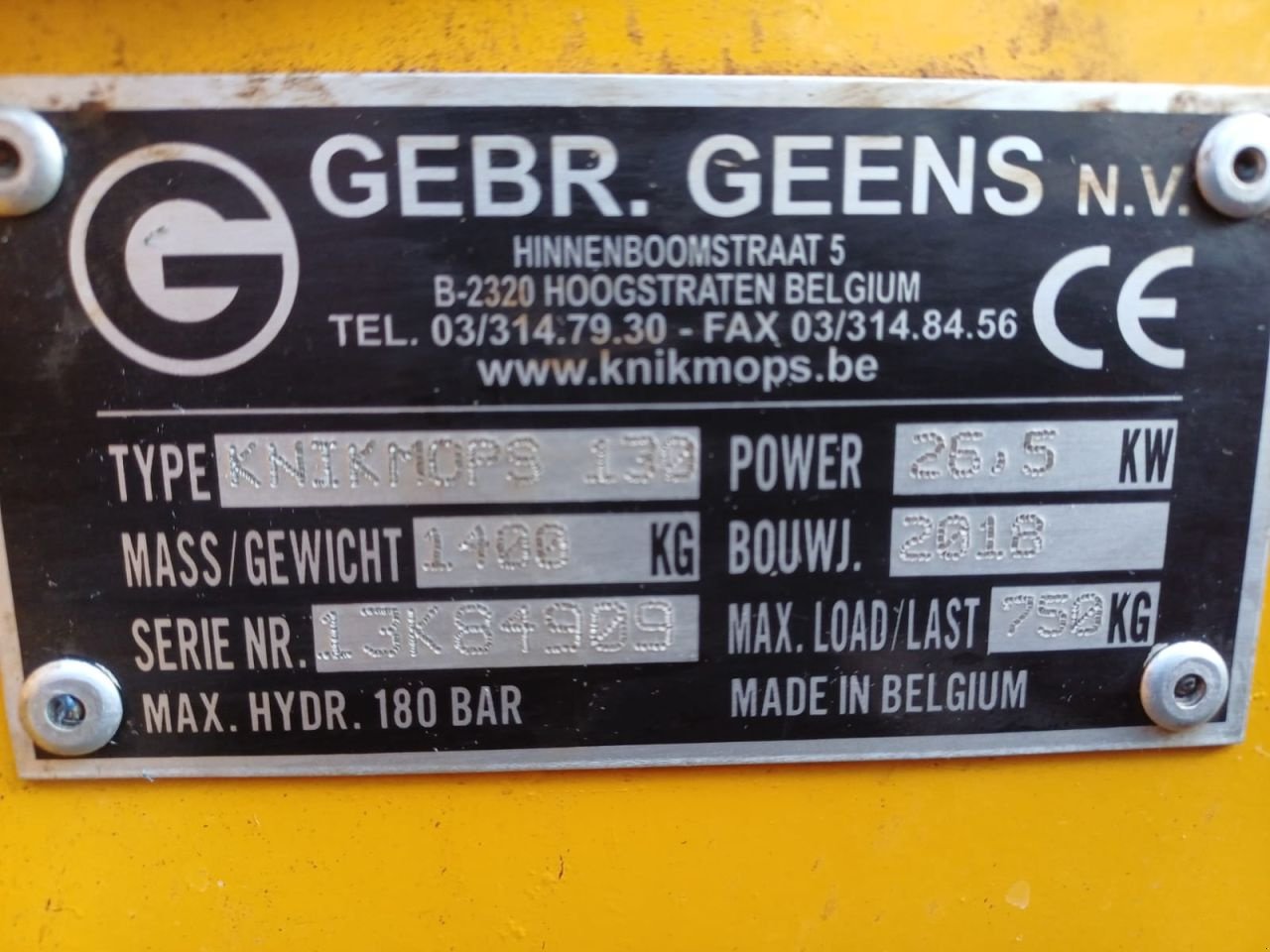 Kompaktlader του τύπου Knikmops 130, Gebrauchtmaschine σε Terschuur (Φωτογραφία 11)