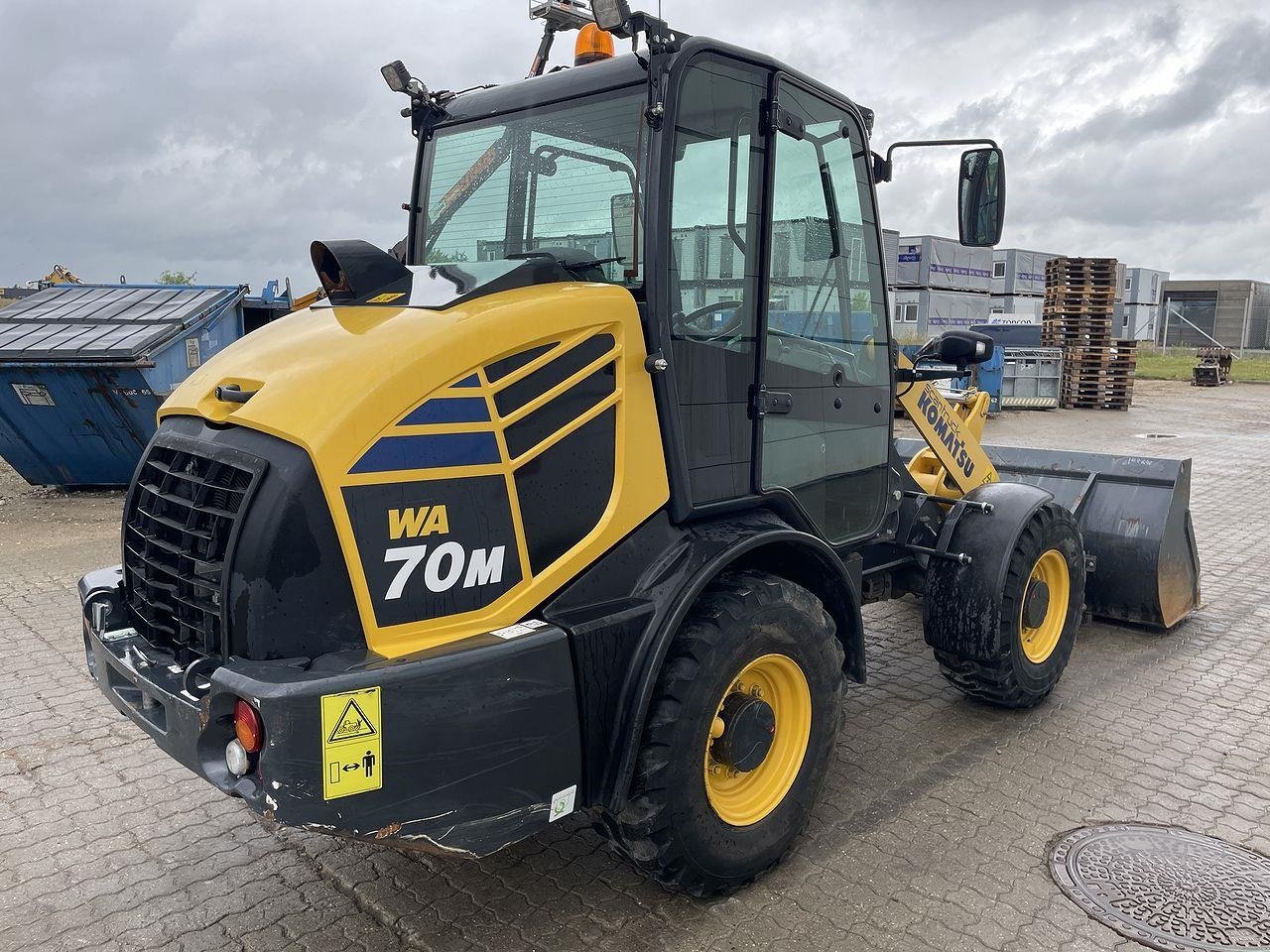 Kompaktlader des Typs Komatsu WA70M-8EO, Gebrauchtmaschine in Skive (Bild 4)