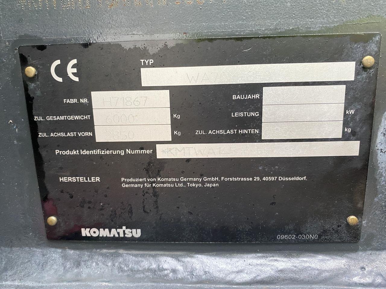 Kompaktlader of the type Komatsu WA70M-8EO, Gebrauchtmaschine in Skive (Picture 12)