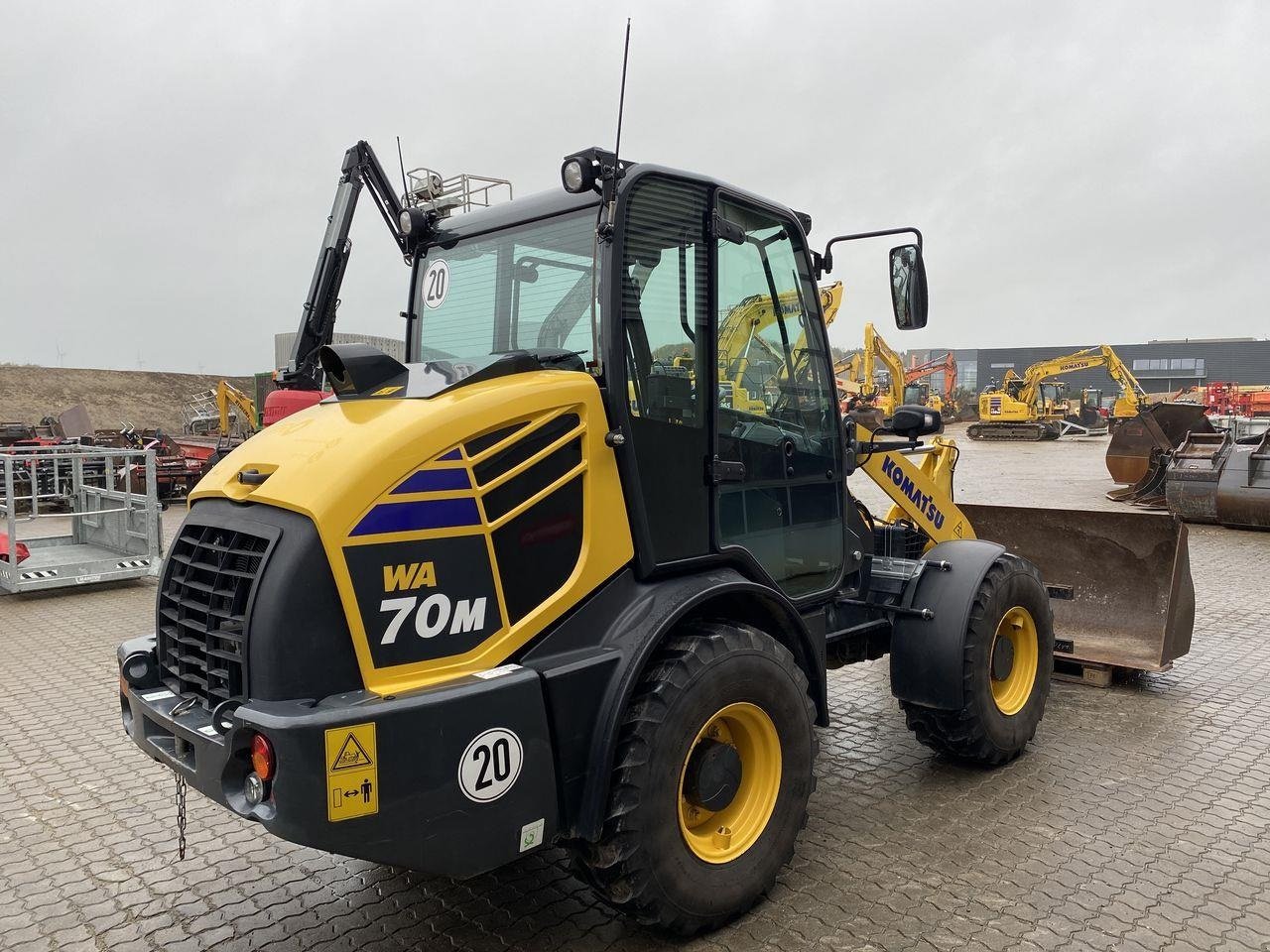 Kompaktlader of the type Komatsu WA70M-8EO, Gebrauchtmaschine in Skive (Picture 4)
