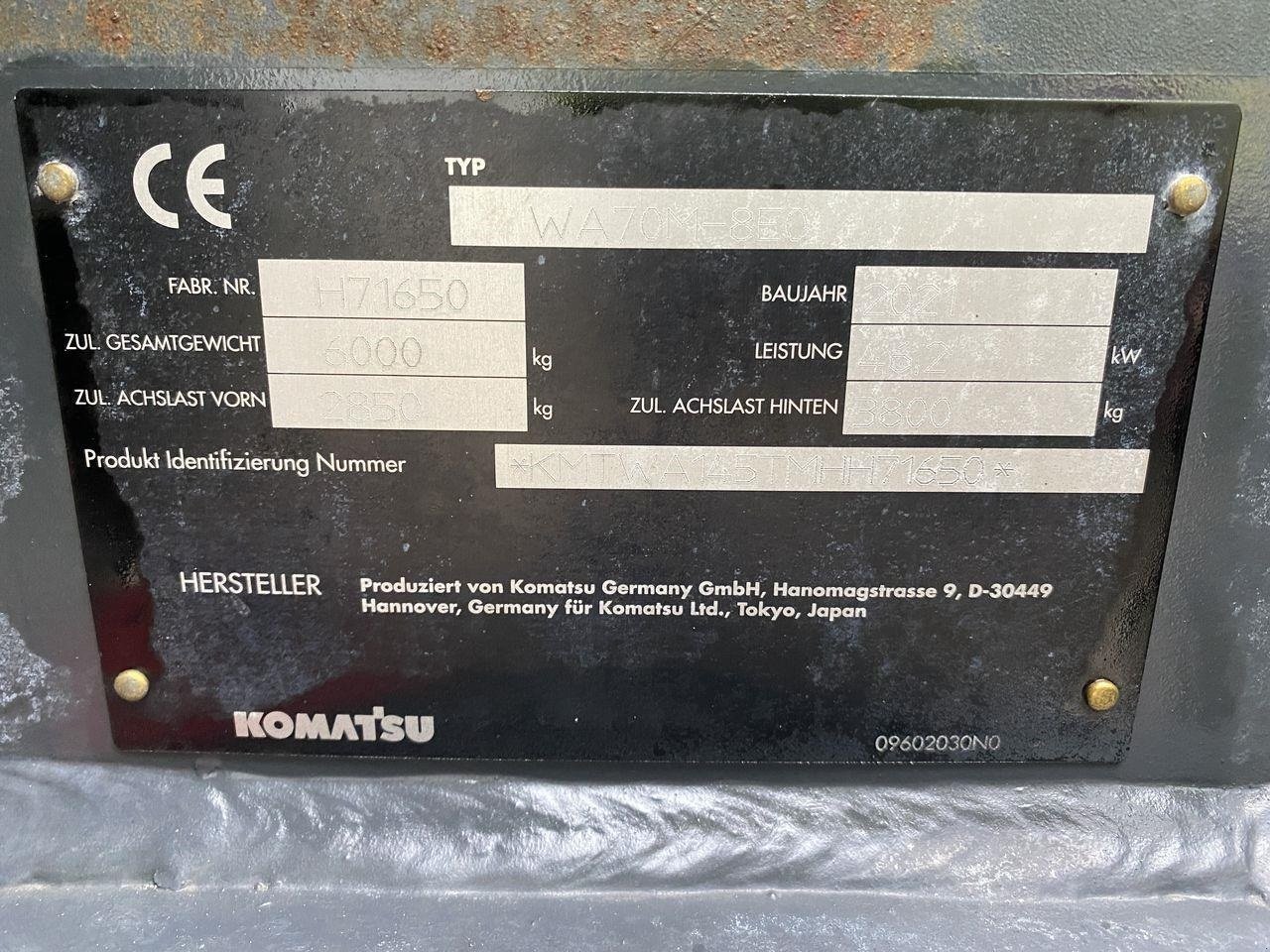 Kompaktlader des Typs Komatsu WA70M-8EO, Gebrauchtmaschine in Skive (Bild 12)