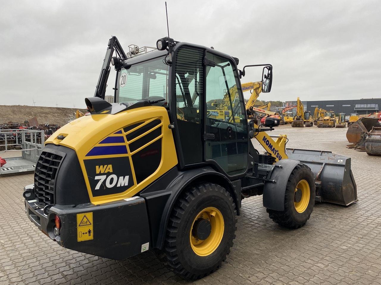 Kompaktlader des Typs Komatsu WA70M-8EO, Gebrauchtmaschine in Skive (Bild 4)