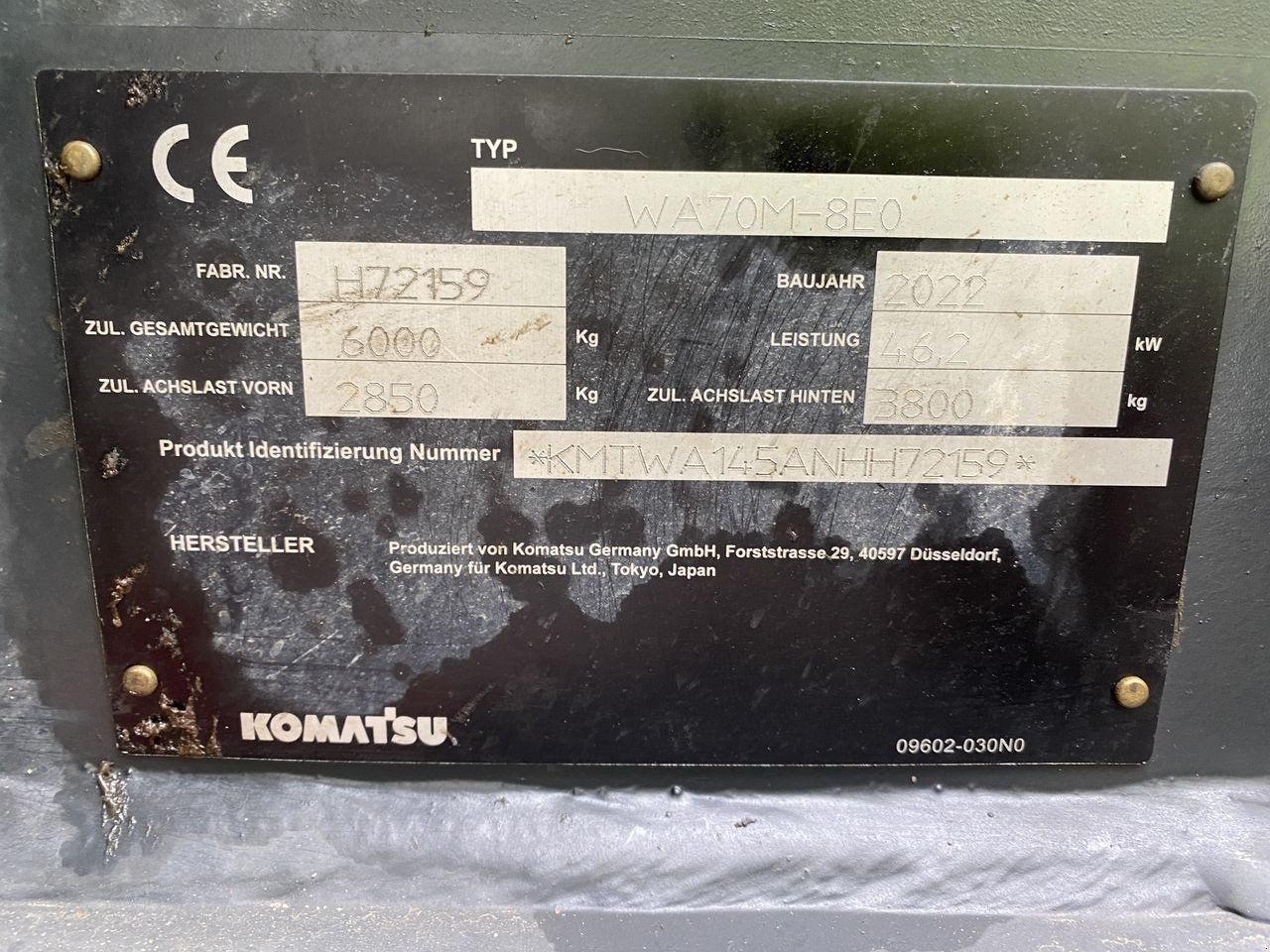 Kompaktlader del tipo Komatsu WA70M-8EO, Gebrauchtmaschine en Skive (Imagen 13)