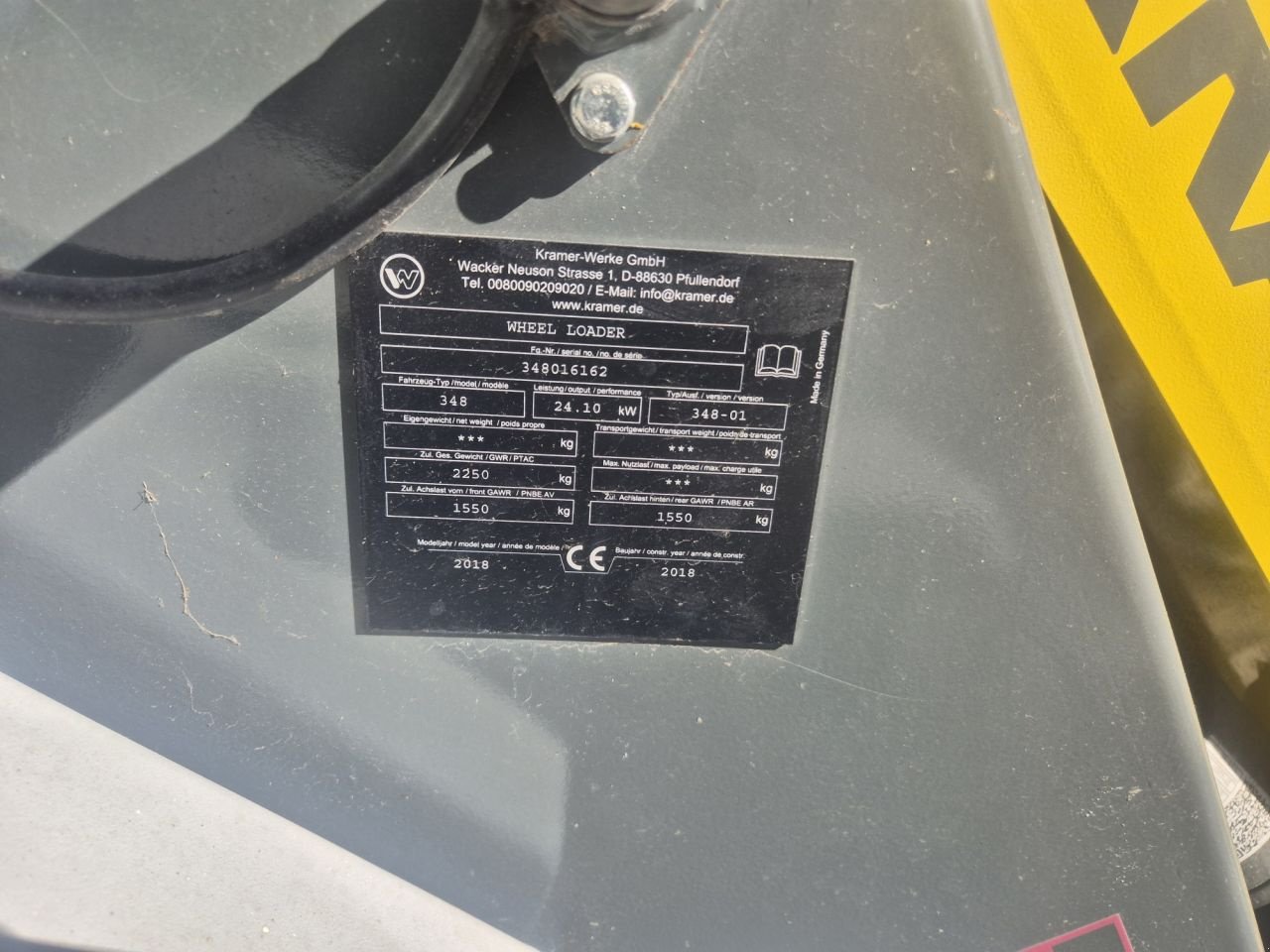 Kompaktlader za tip Kramer 5035, Gebrauchtmaschine u Lunteren (Slika 8)