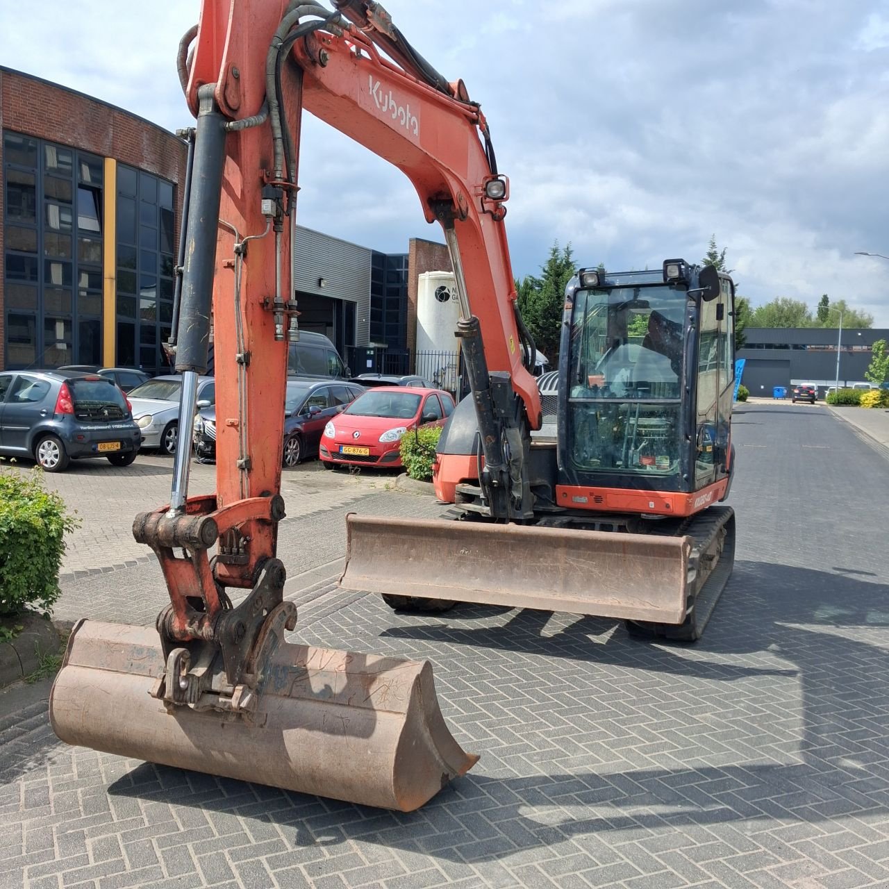 Kompaktlader типа Kubota Kx080-4, Gebrauchtmaschine в Alblasserdam (Фотография 5)