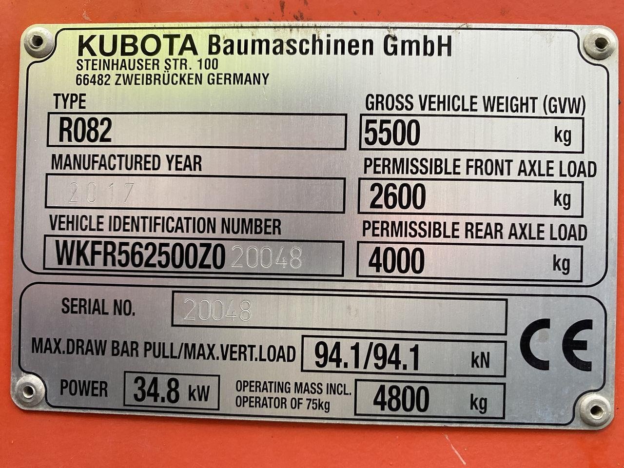 Kompaktlader of the type Kubota R082, Gebrauchtmaschine in Skive (Picture 11)