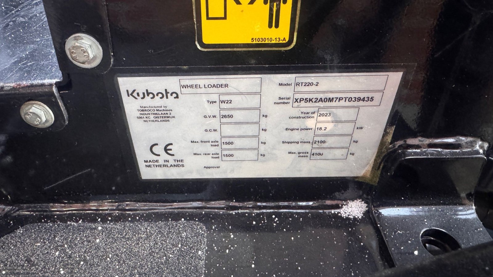 Kompaktlader tipa Kubota RT220-2a RT220-2, Gebrauchtmaschine u Gedved (Slika 15)