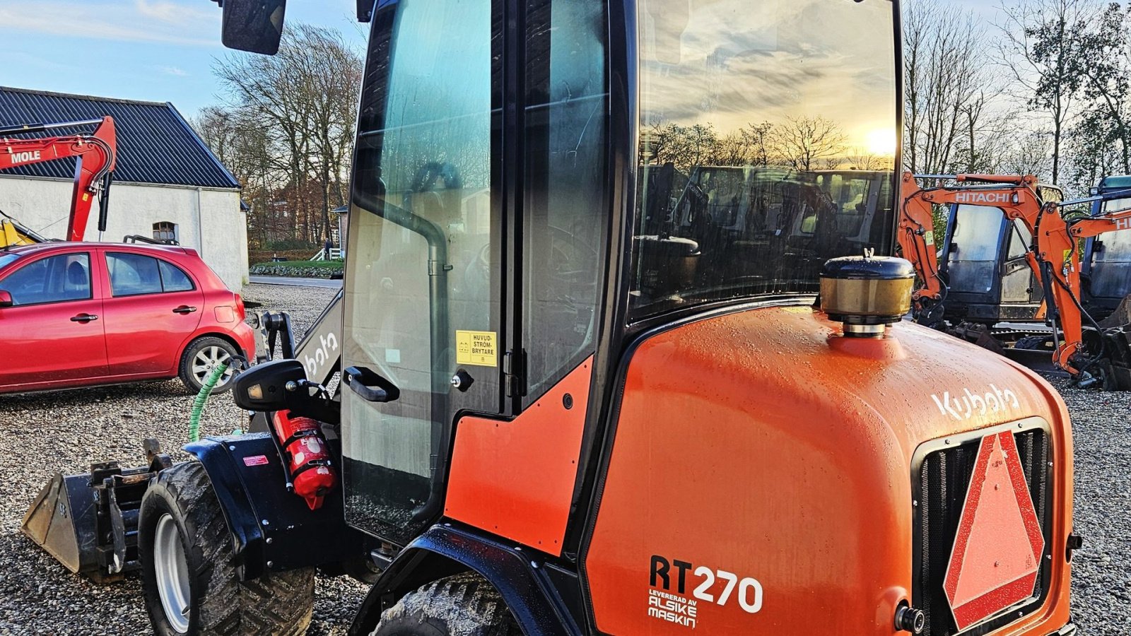 Kompaktlader типа Kubota RT270 / kun 900 timer / lukket kabine og meget udstyr, Gebrauchtmaschine в Arden (Фотография 5)
