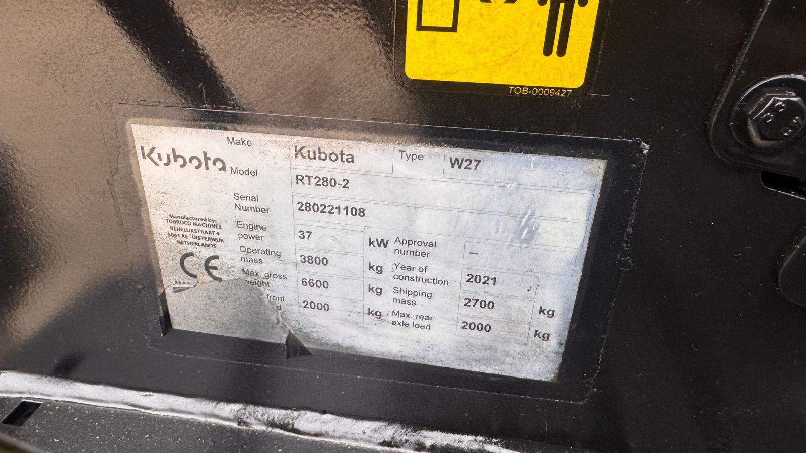 Kompaktlader a típus Kubota RT280-2, Gebrauchtmaschine ekkor: Gedved (Kép 16)