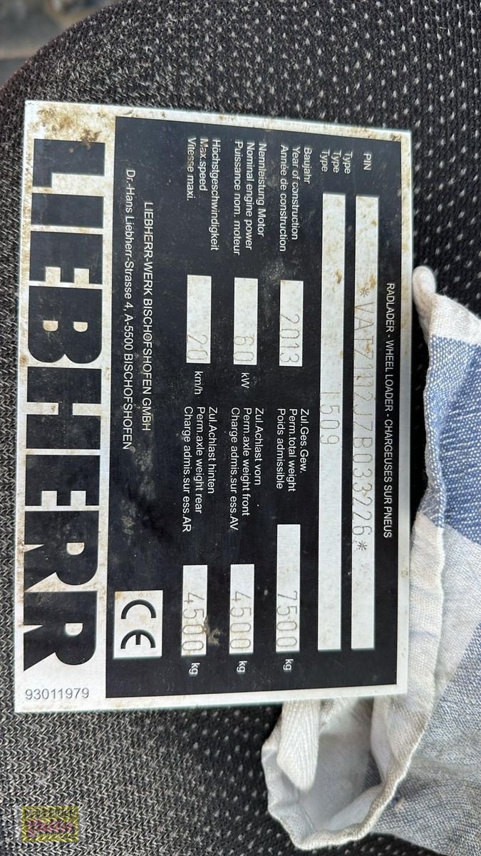 Kompaktlader типа Liebherr L 509, Gebrauchtmaschine в Kötschach (Фотография 14)