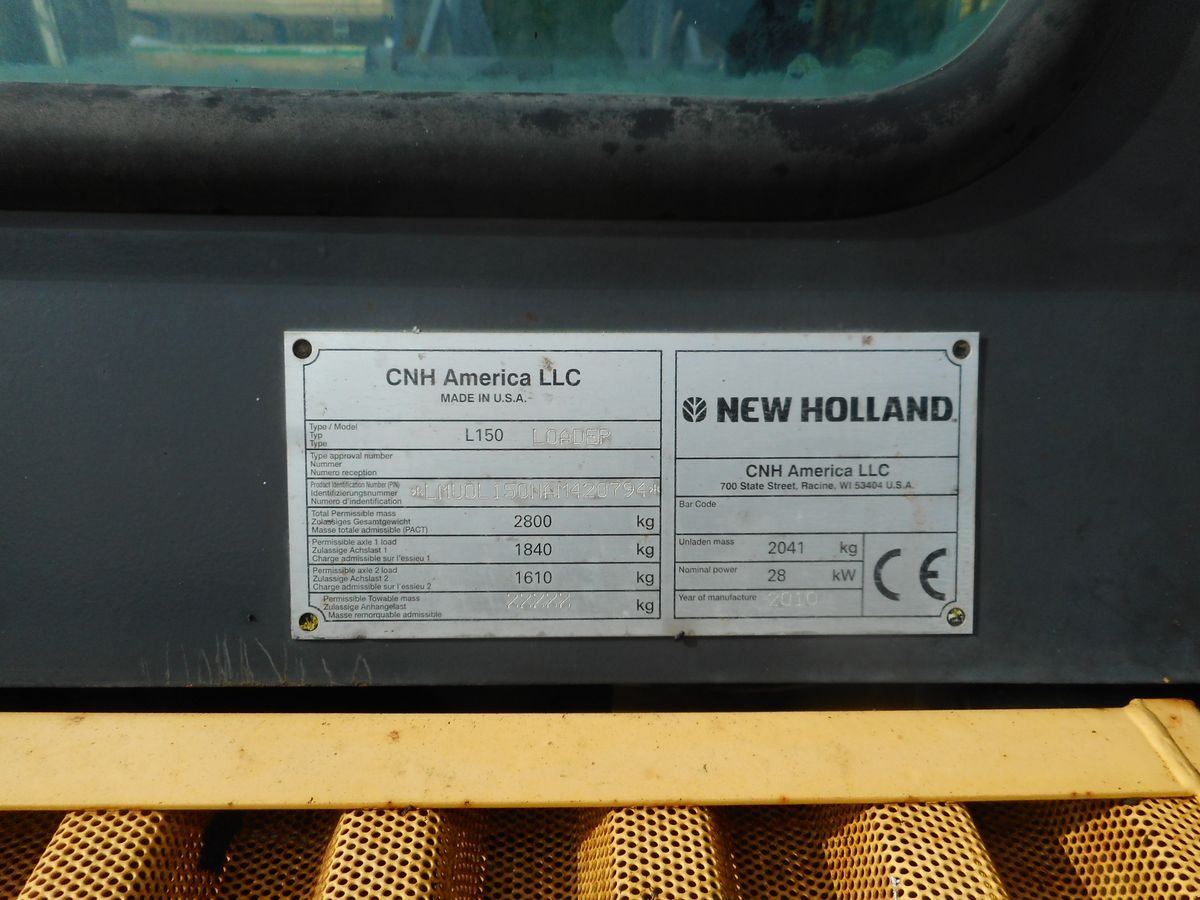 Kompaktlader a típus New Holland L150 ( 2.041kg ), Gebrauchtmaschine ekkor: St. Nikolai ob Draßling (Kép 12)