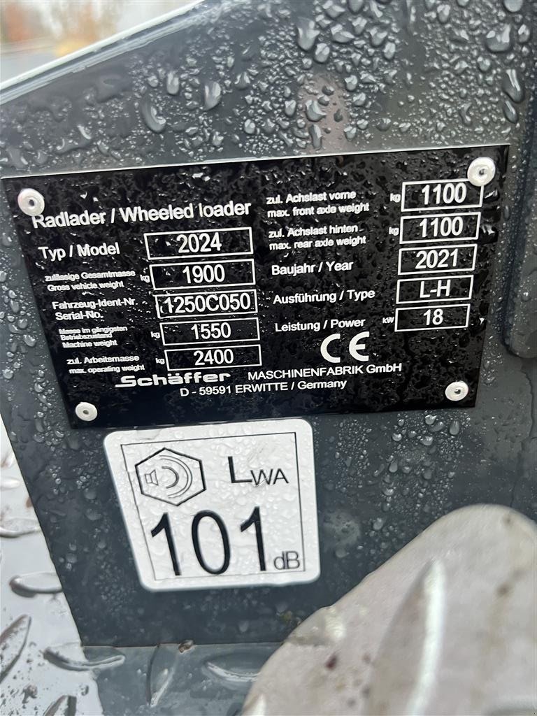 Kompaktlader типа Schäffer 2024, Gebrauchtmaschine в Herning (Фотография 9)