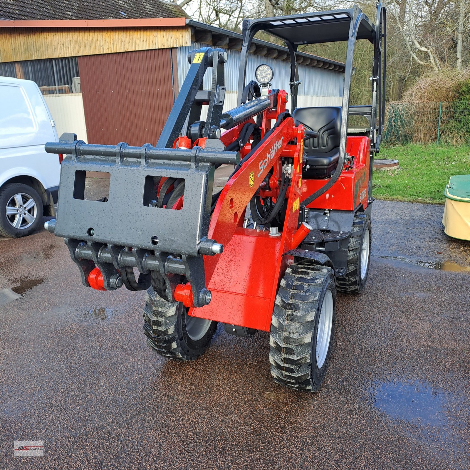 Kompaktlader typu Schäffer 2028, Neumaschine v Granzin OT Greven (Obrázek 1)