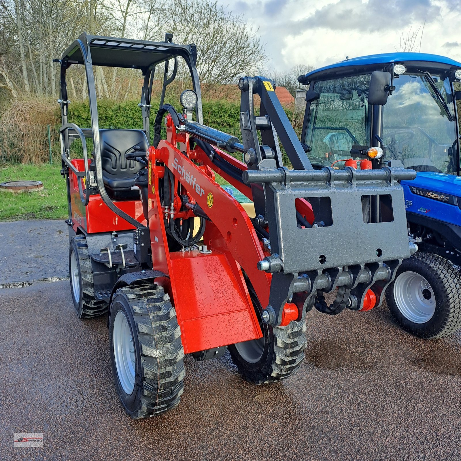 Kompaktlader typu Schäffer 2028, Neumaschine v Granzin OT Greven (Obrázek 2)