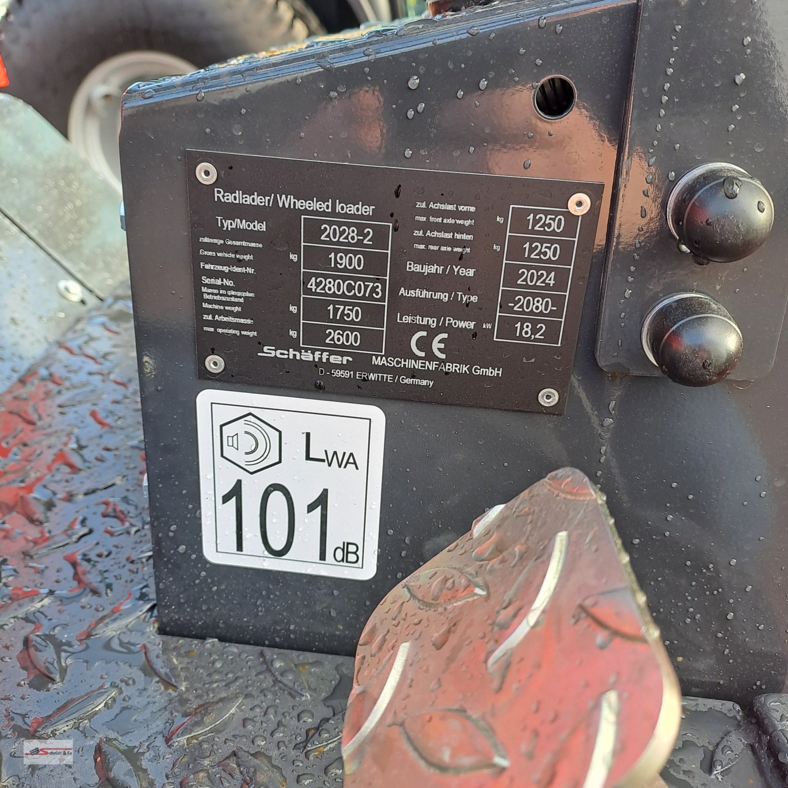 Kompaktlader typu Schäffer 2028, Neumaschine v Granzin OT Greven (Obrázek 6)