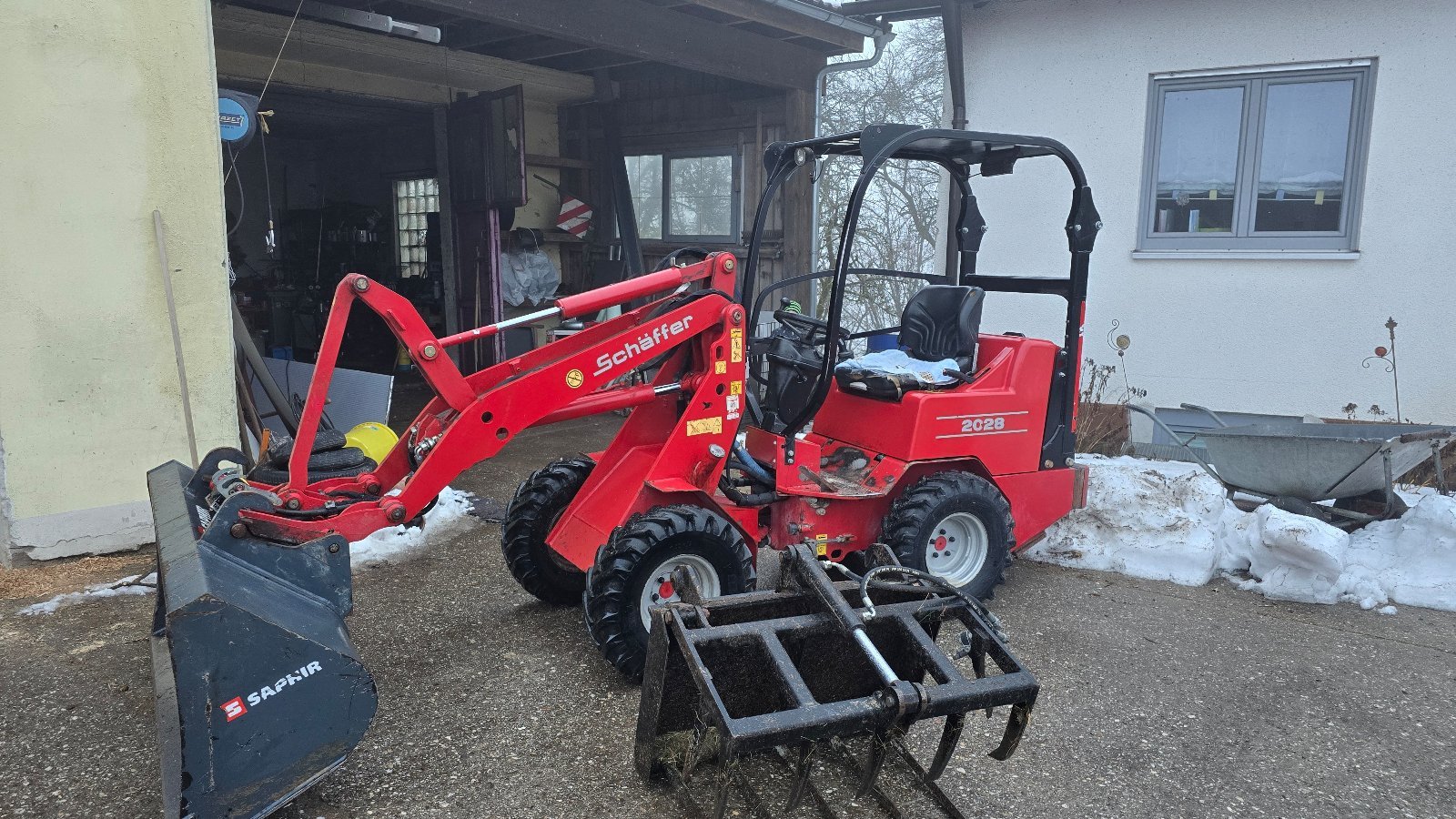 Kompaktlader от тип Schäffer 2028, Gebrauchtmaschine в Neumarkt i.d.OPf (Снимка 1)