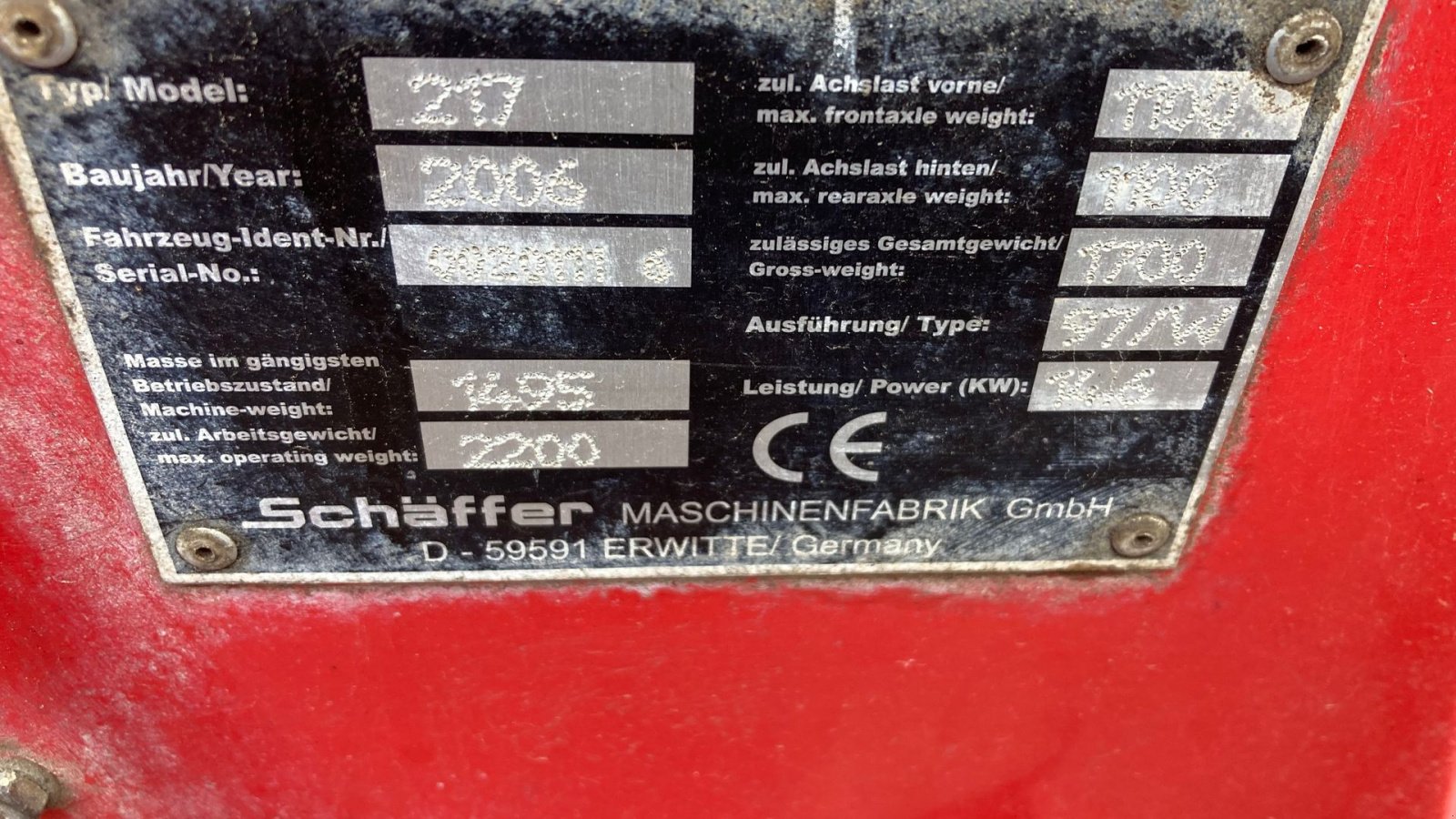 Kompaktlader typu Schäffer 217, Gebrauchtmaschine w Roskilde (Zdjęcie 8)