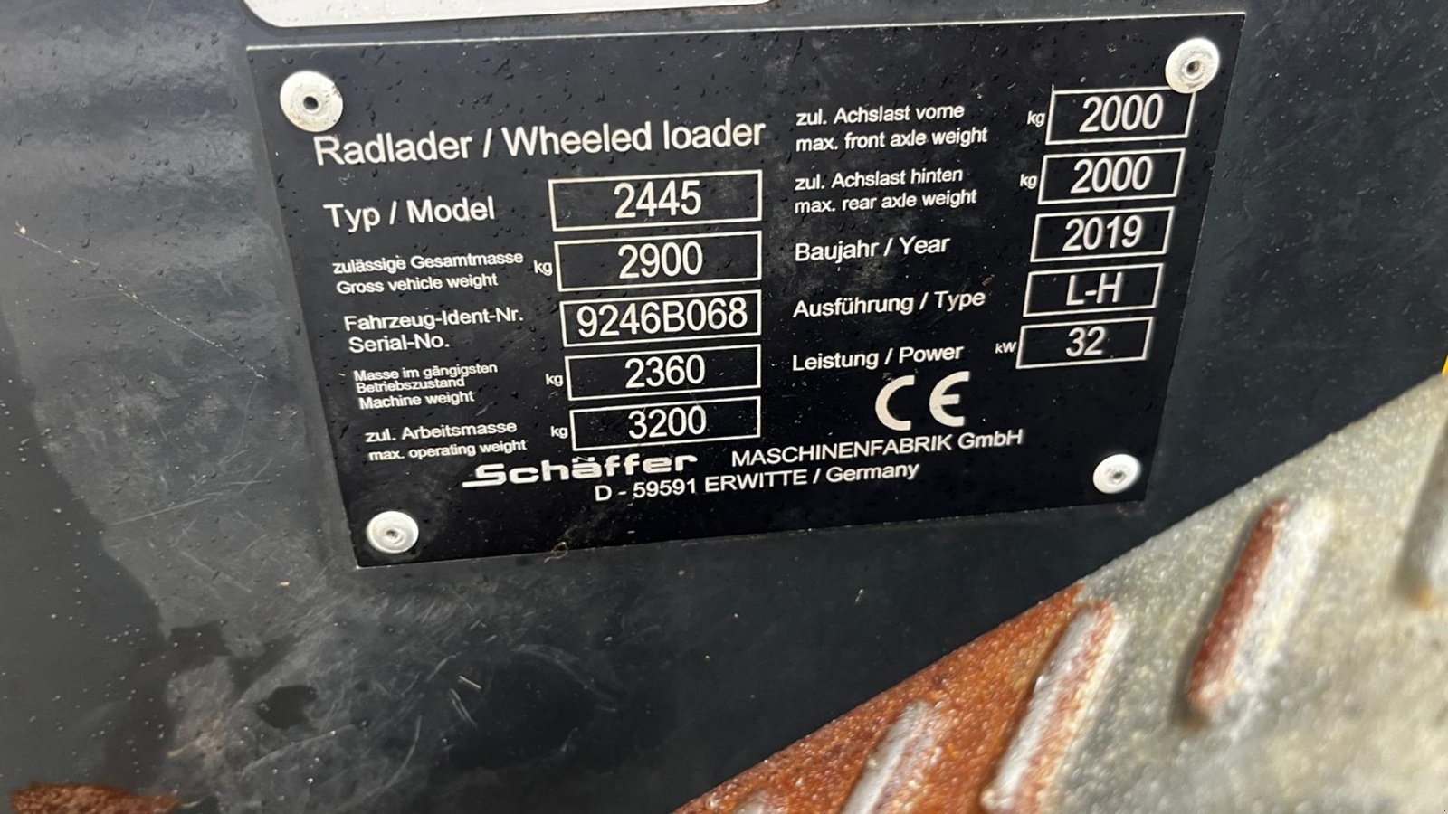 Kompaktlader des Typs Schäffer 2445 2445, Gebrauchtmaschine in Horsens (Bild 9)