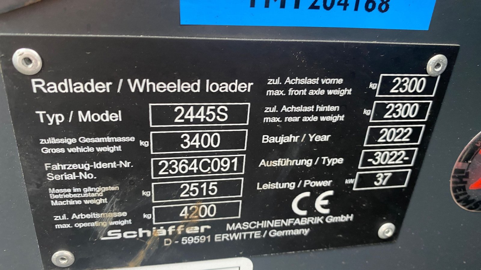 Kompaktlader от тип Schäffer 2445S Kabine, Gebrauchtmaschine в Roskilde (Снимка 9)