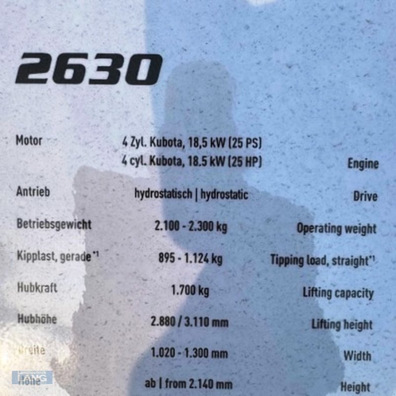 Kompaktlader za tip Schäffer 2630, Neumaschine u Rottenburg (Slika 10)