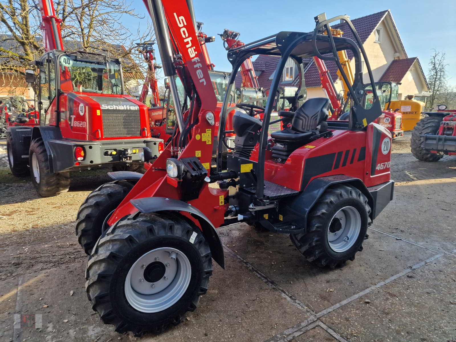 Kompaktlader of the type Schäffer 4670, Neumaschine in Gerolsbach (Picture 2)