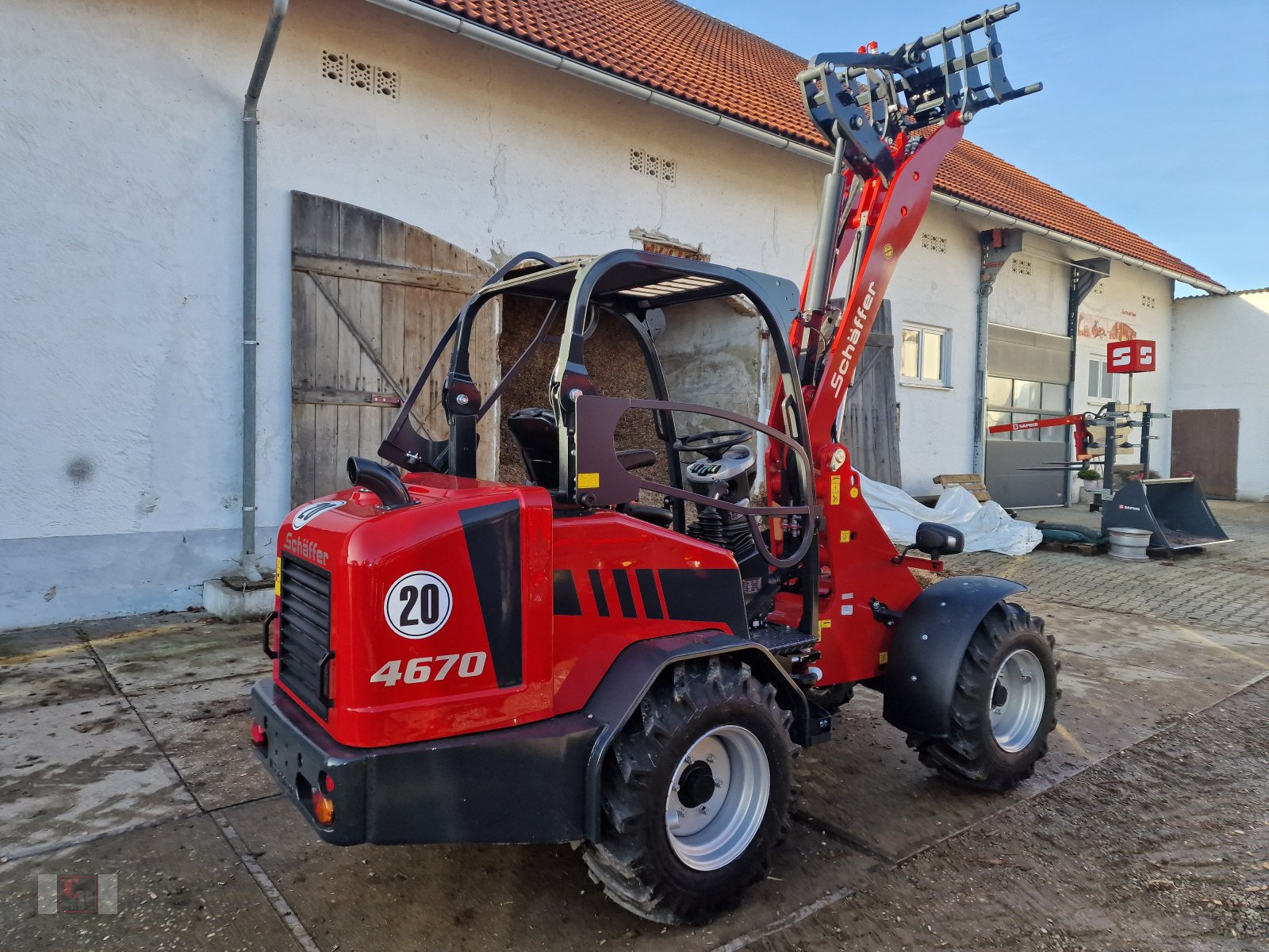 Kompaktlader of the type Schäffer 4670, Neumaschine in Gerolsbach (Picture 4)