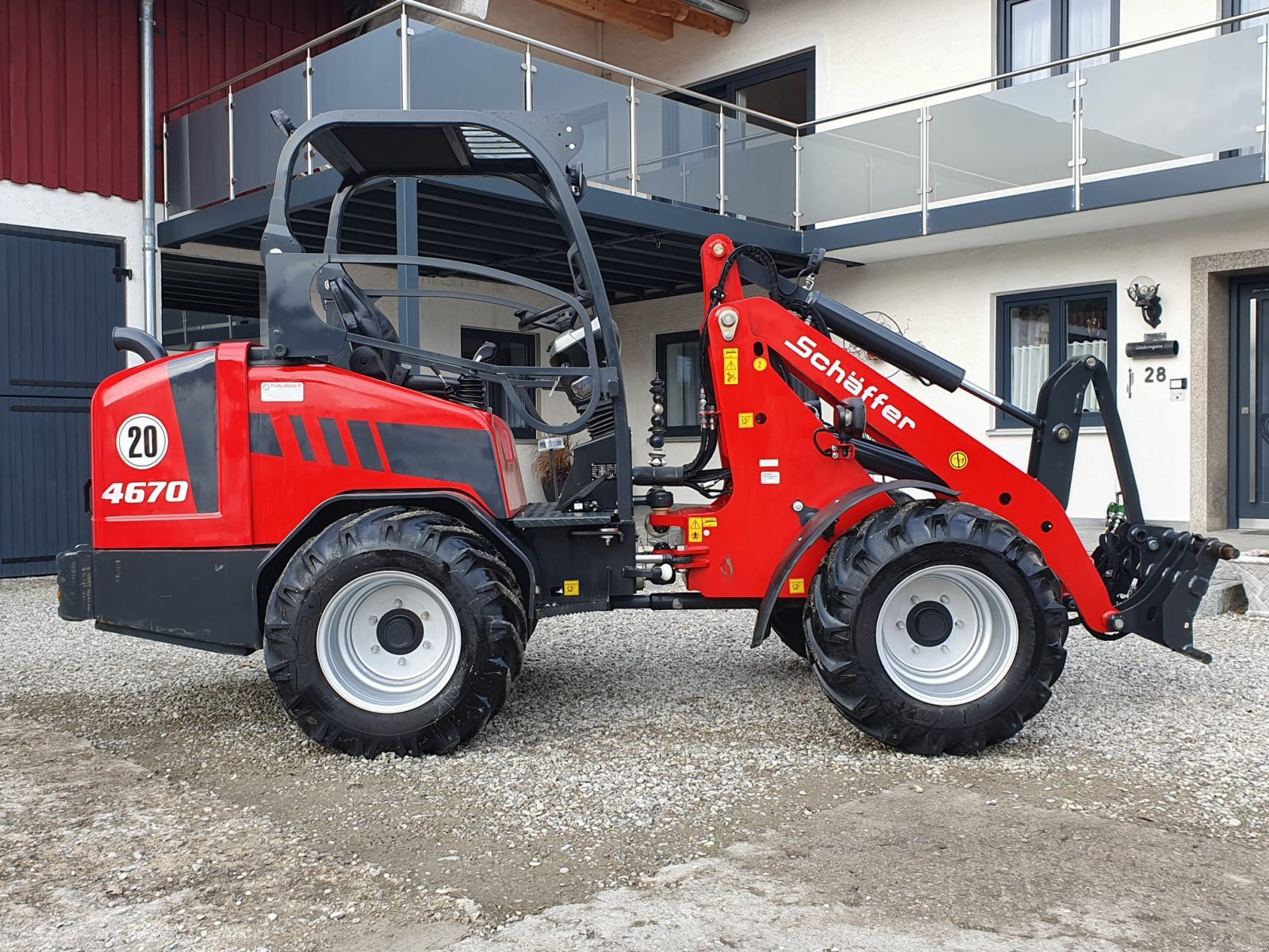 Kompaktlader des Typs Schäffer 4670, Gebrauchtmaschine in Oberornau (Bild 5)