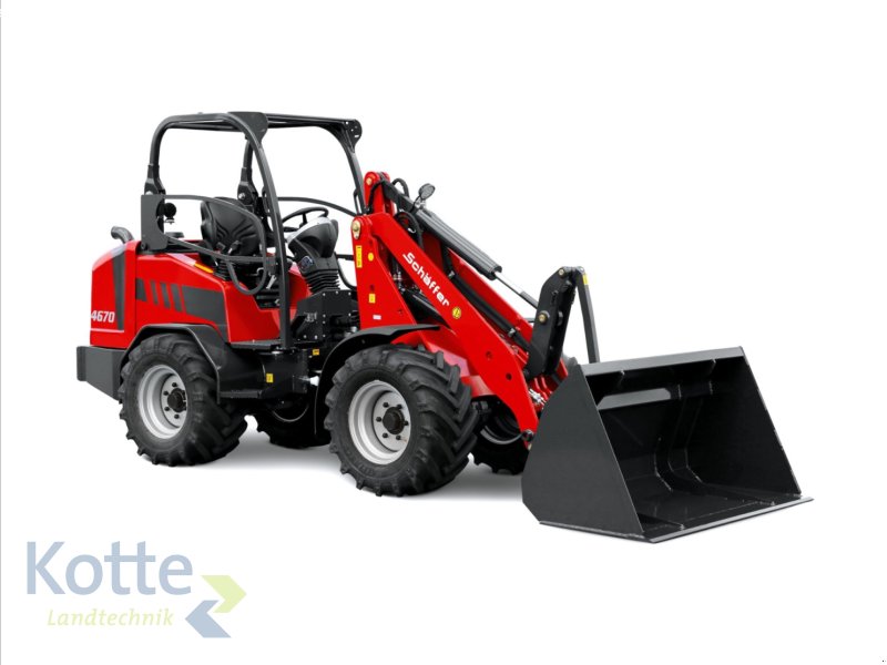 Kompaktlader del tipo Schäffer 4670, Neumaschine In Rieste