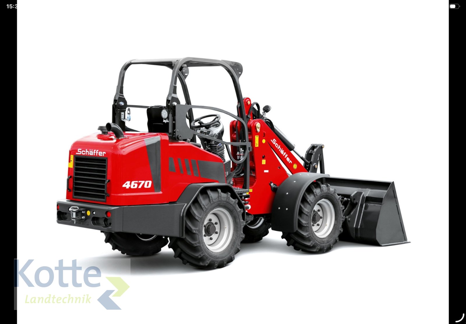 Kompaktlader del tipo Schäffer 4670, Neumaschine In Rieste (Immagine 3)