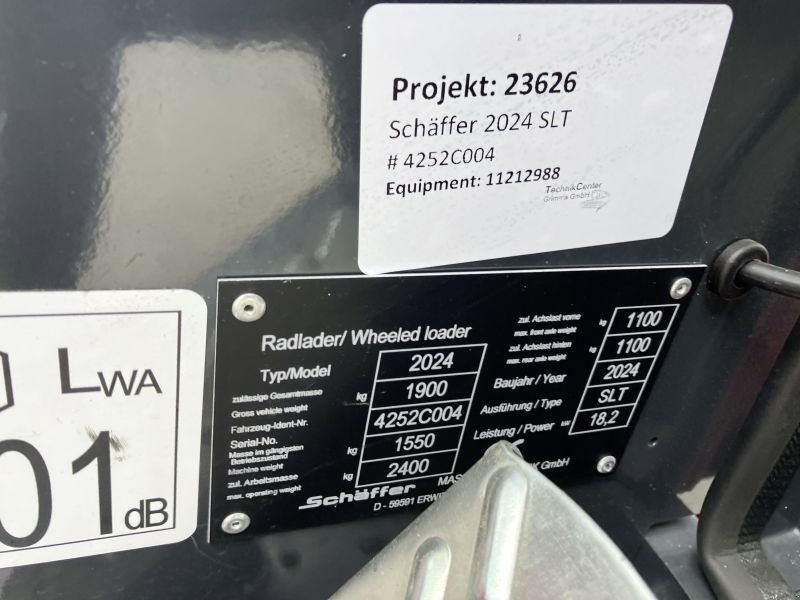 Kompaktlader del tipo Schäffer HOFLADER SCHÄFFER 2024 SLT, Gebrauchtmaschine en Grimma (Imagen 6)