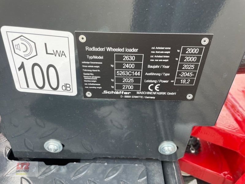 Kompaktlader of the type Schäffer SCHÄFFER 2630 HOFLADER, Neumaschine in Hartmannsdorf (Picture 10)